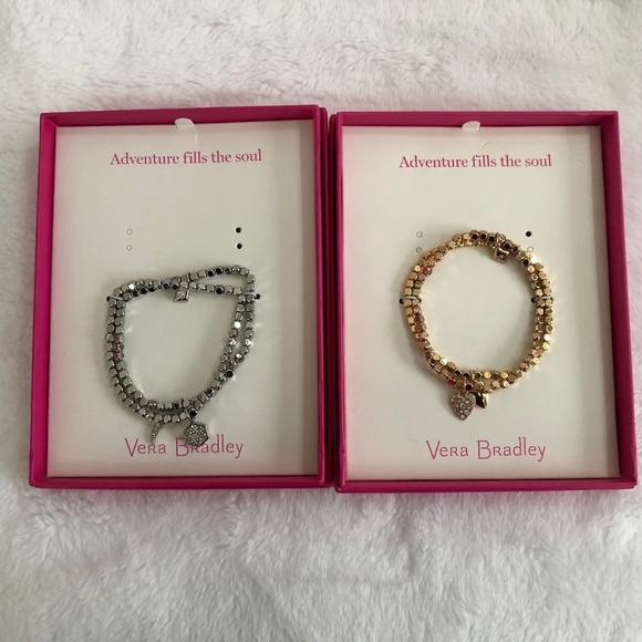 Vera Bradley Jewelry - NWT Vera Bradley Adventure Fills the Soul Bracelet